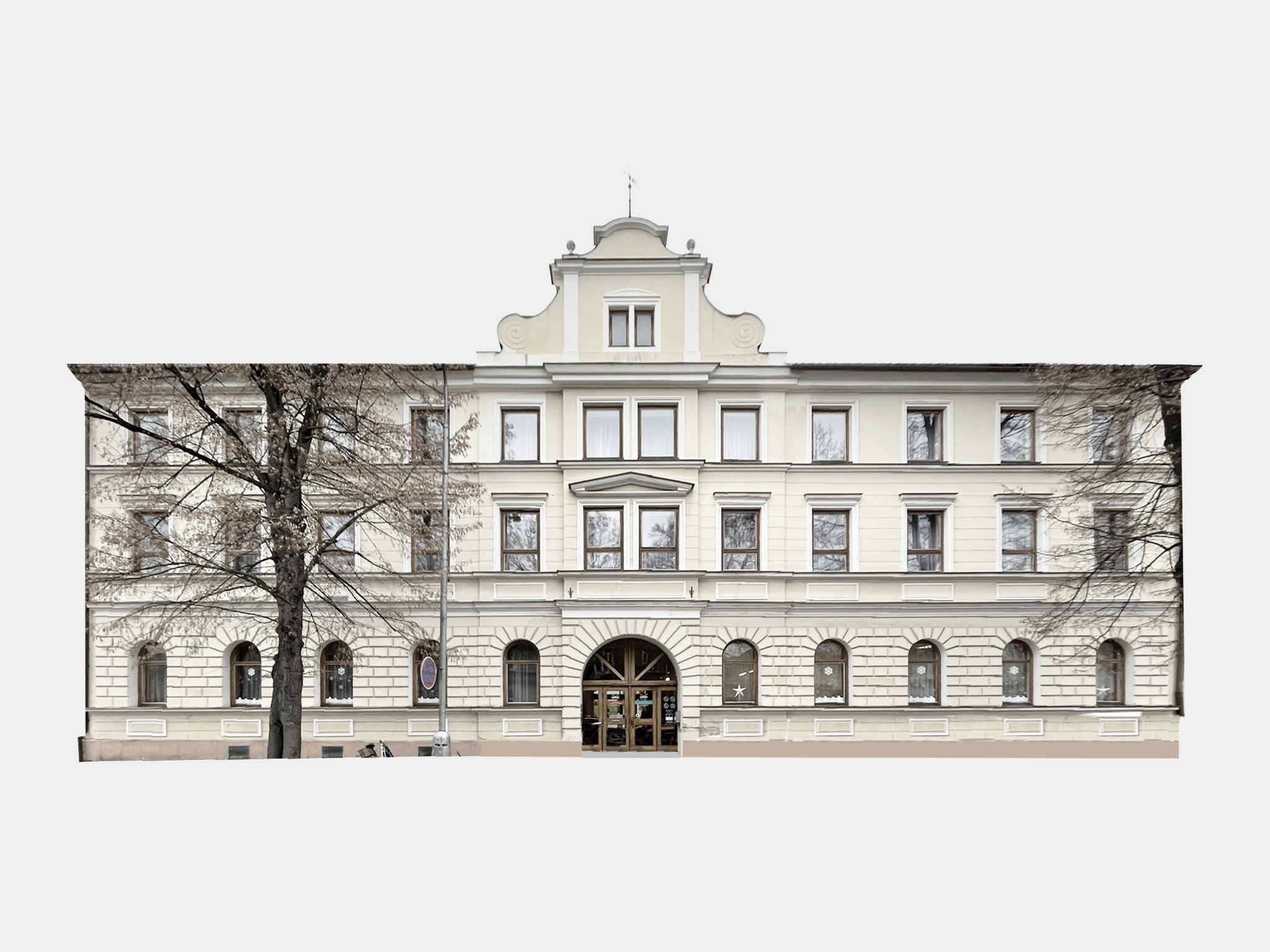 pohled na budovu
