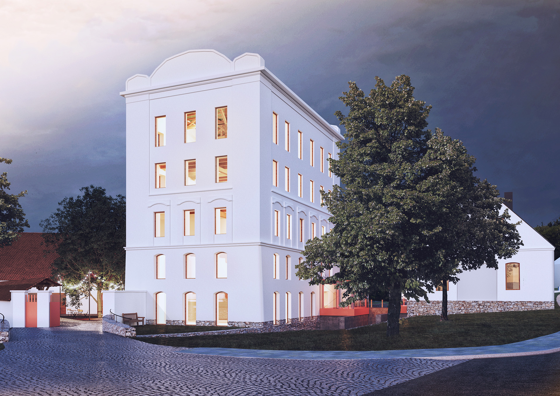 vizualizace exterieru - Panský Mlýn