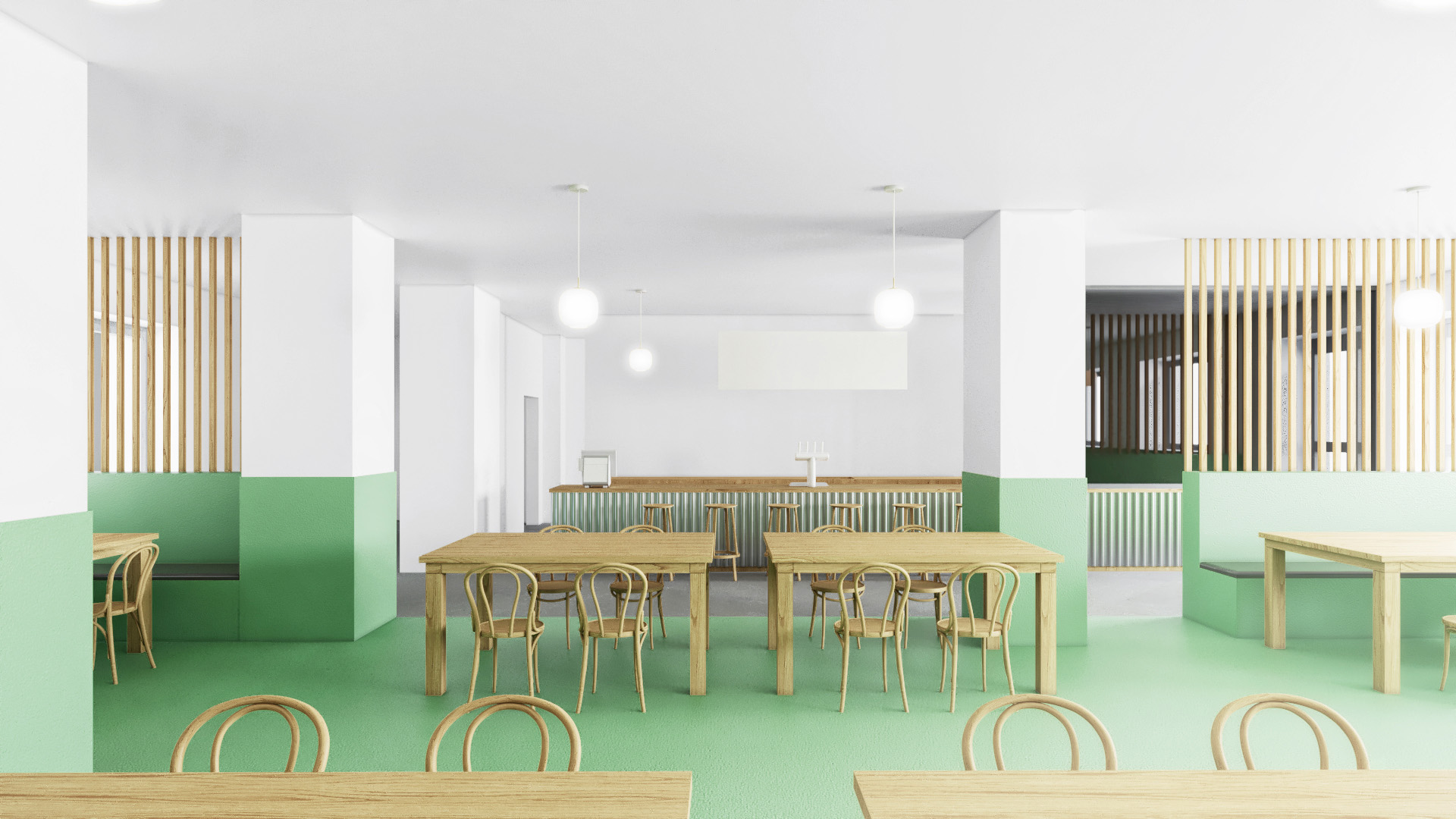 vizualizace restaurace